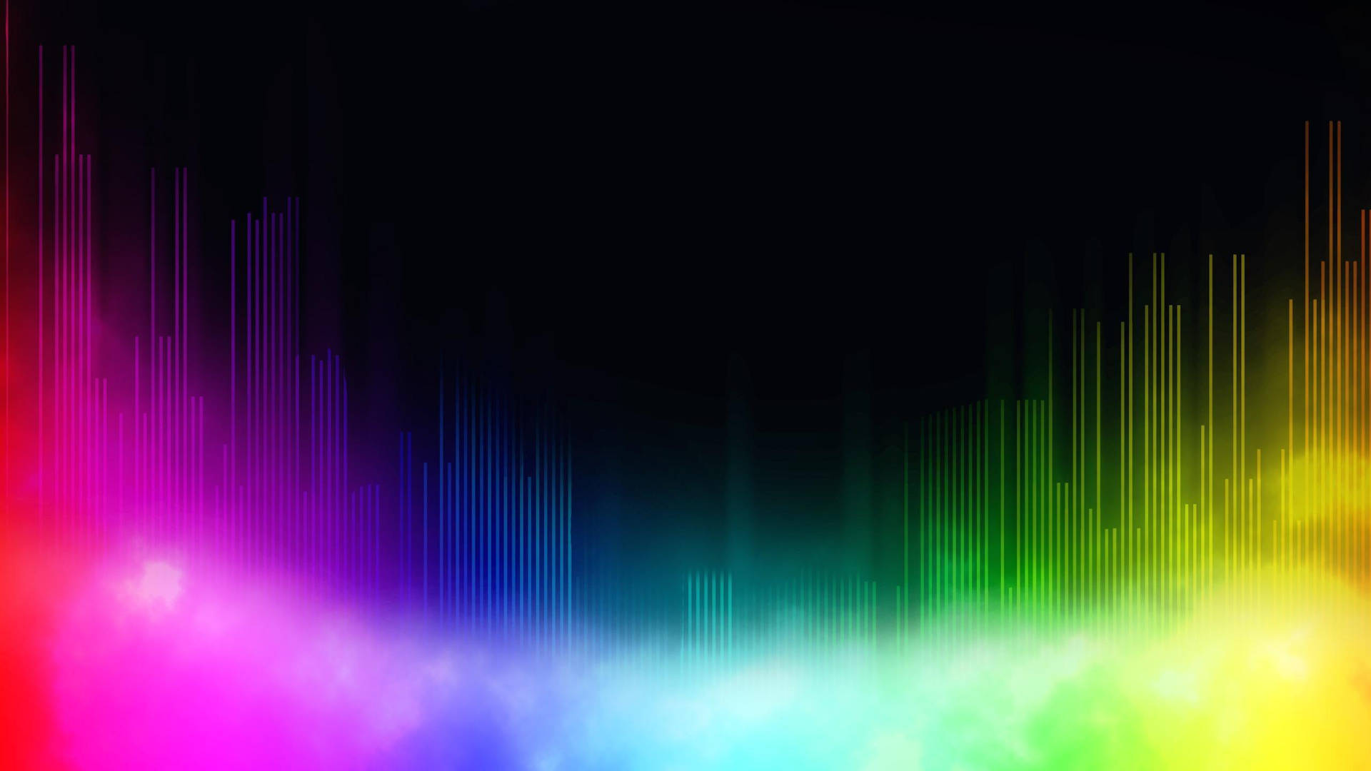 Vertical Lines Spectrum Rgb 4k