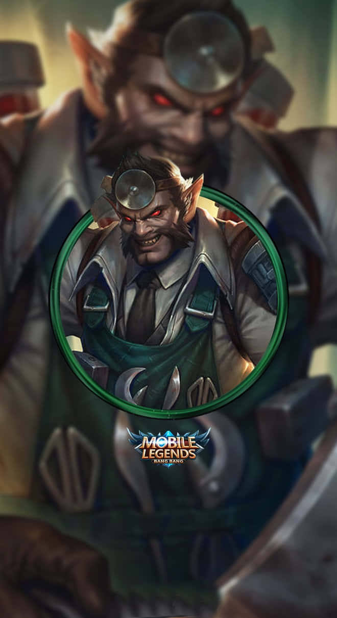 Vertical Mobile Legends Roger Dr Beast Background