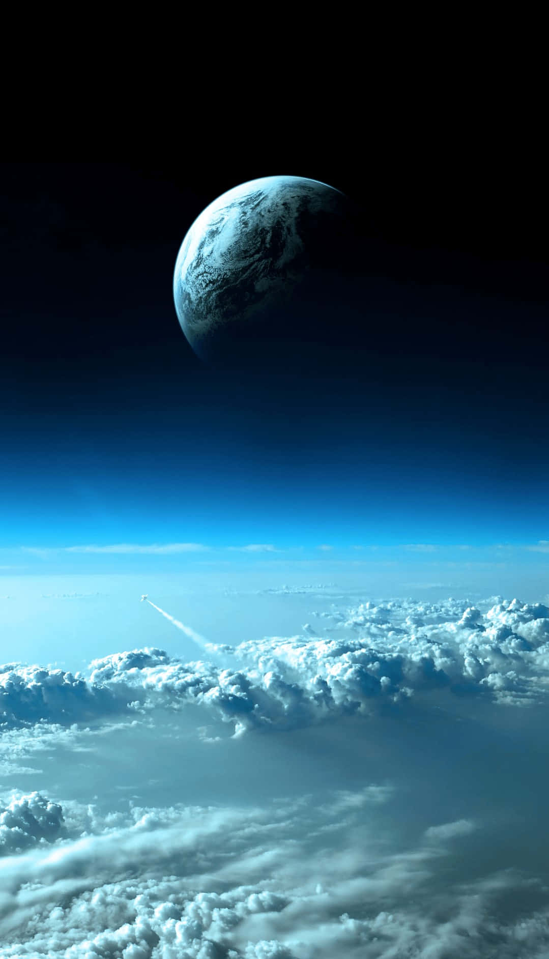 Vertical Moon Monitor Background