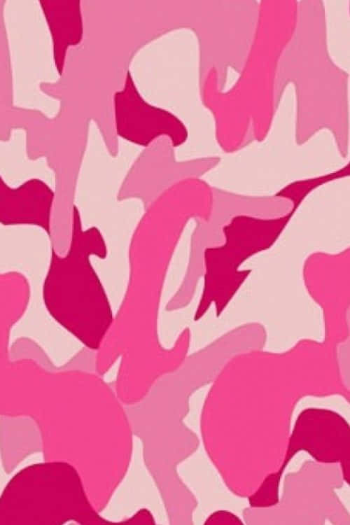 Vertical Pink Camo Background