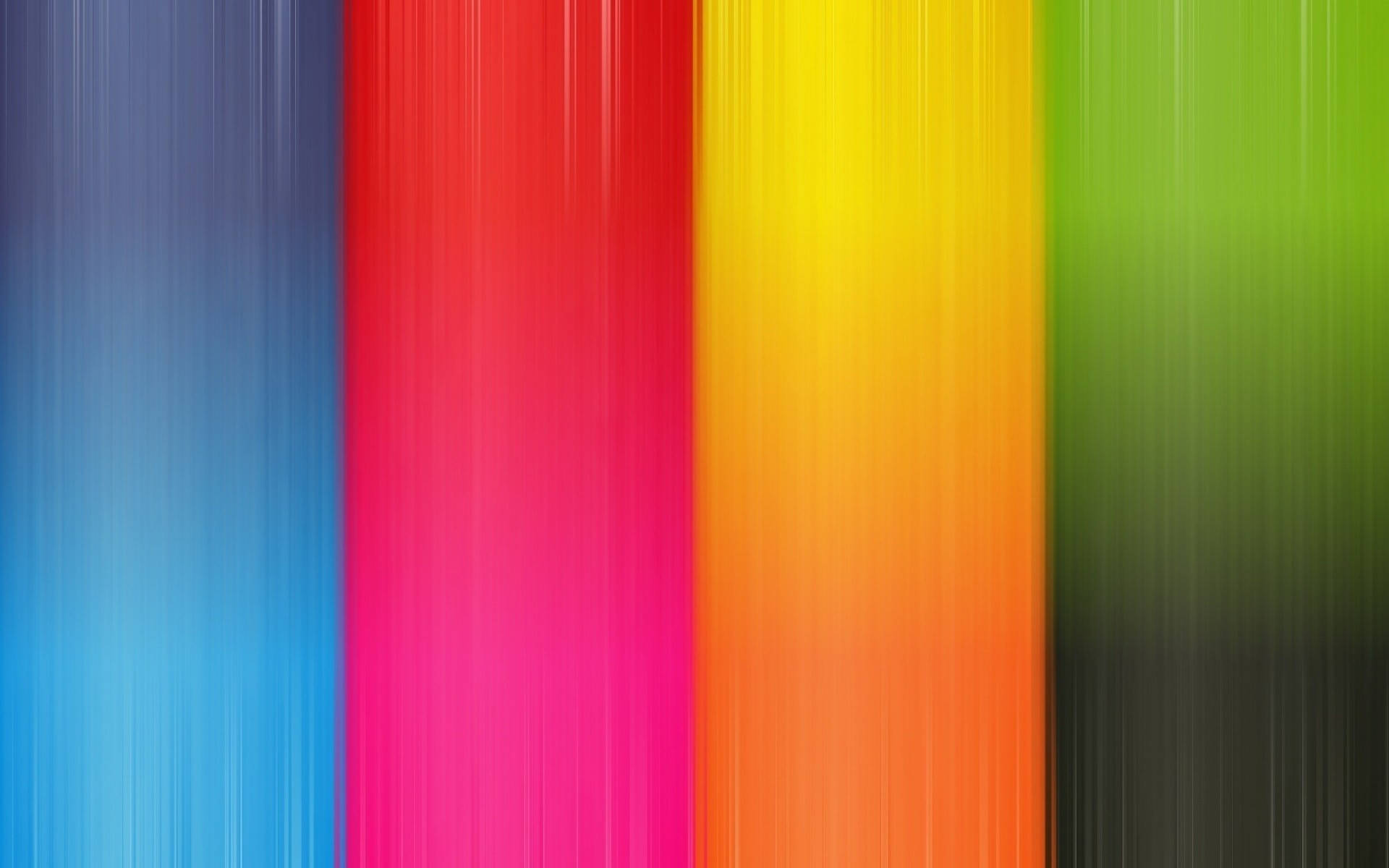 Vertical Rainbow Stripes With Brush Textures