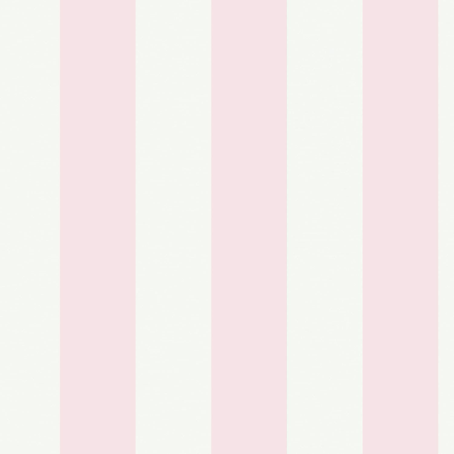 Vertical Stripes Pink White Pattern Background