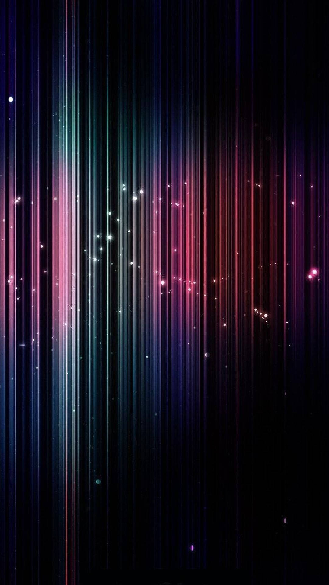 Vertical Thin Colored Lights Background