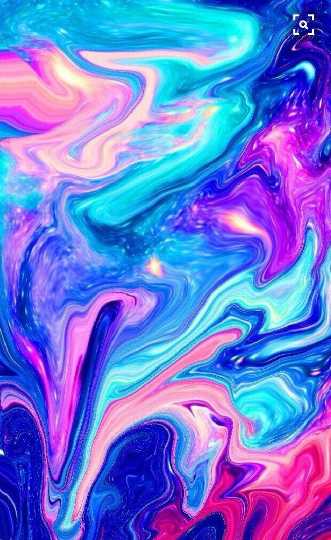 Very Colorful Galaxy Background