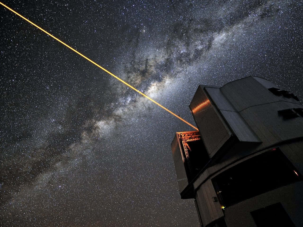 Very Large Telescope With Lasers Background