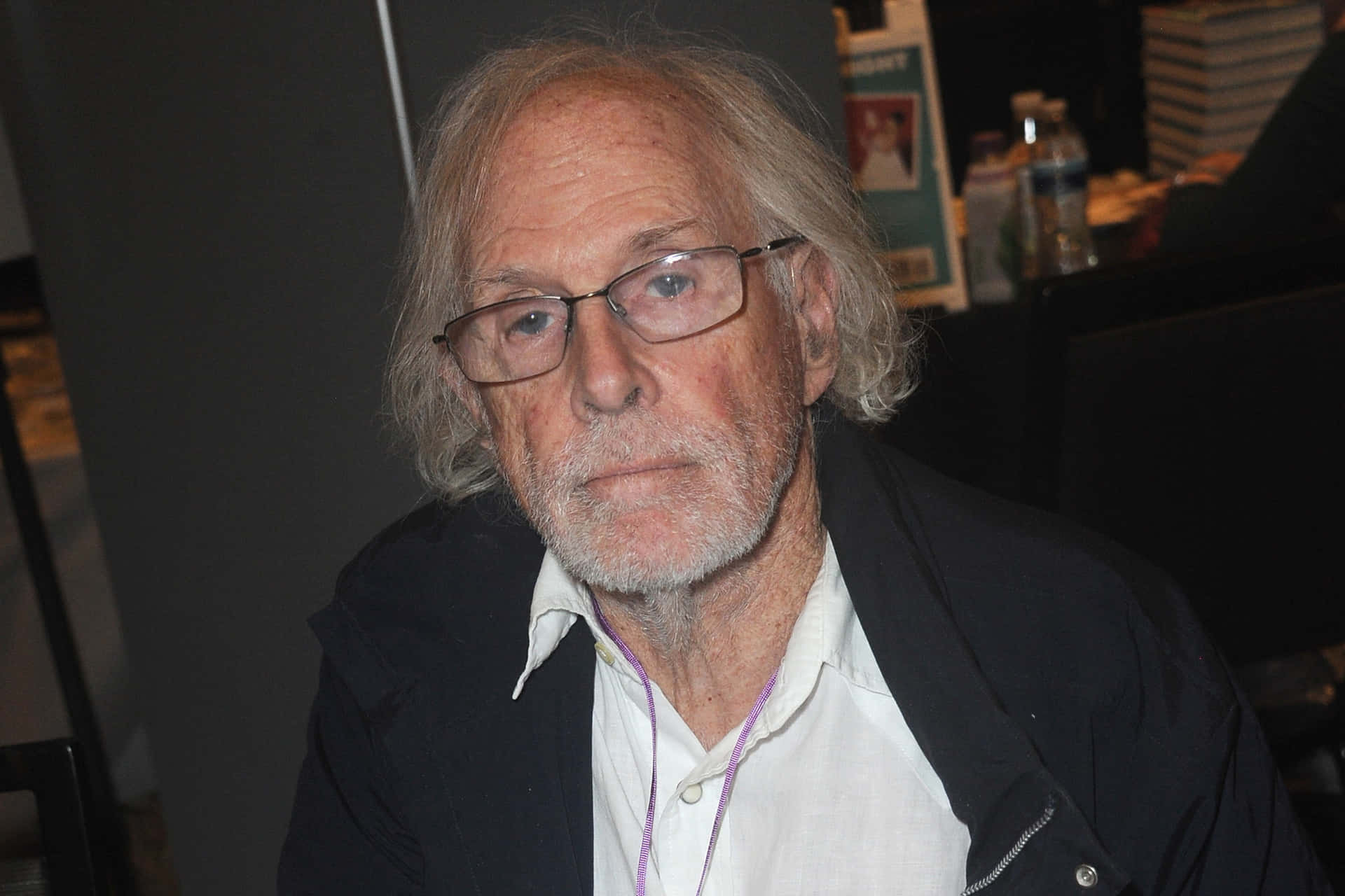 Veteran Actor Bruce Dern Deep In Contemplation Background