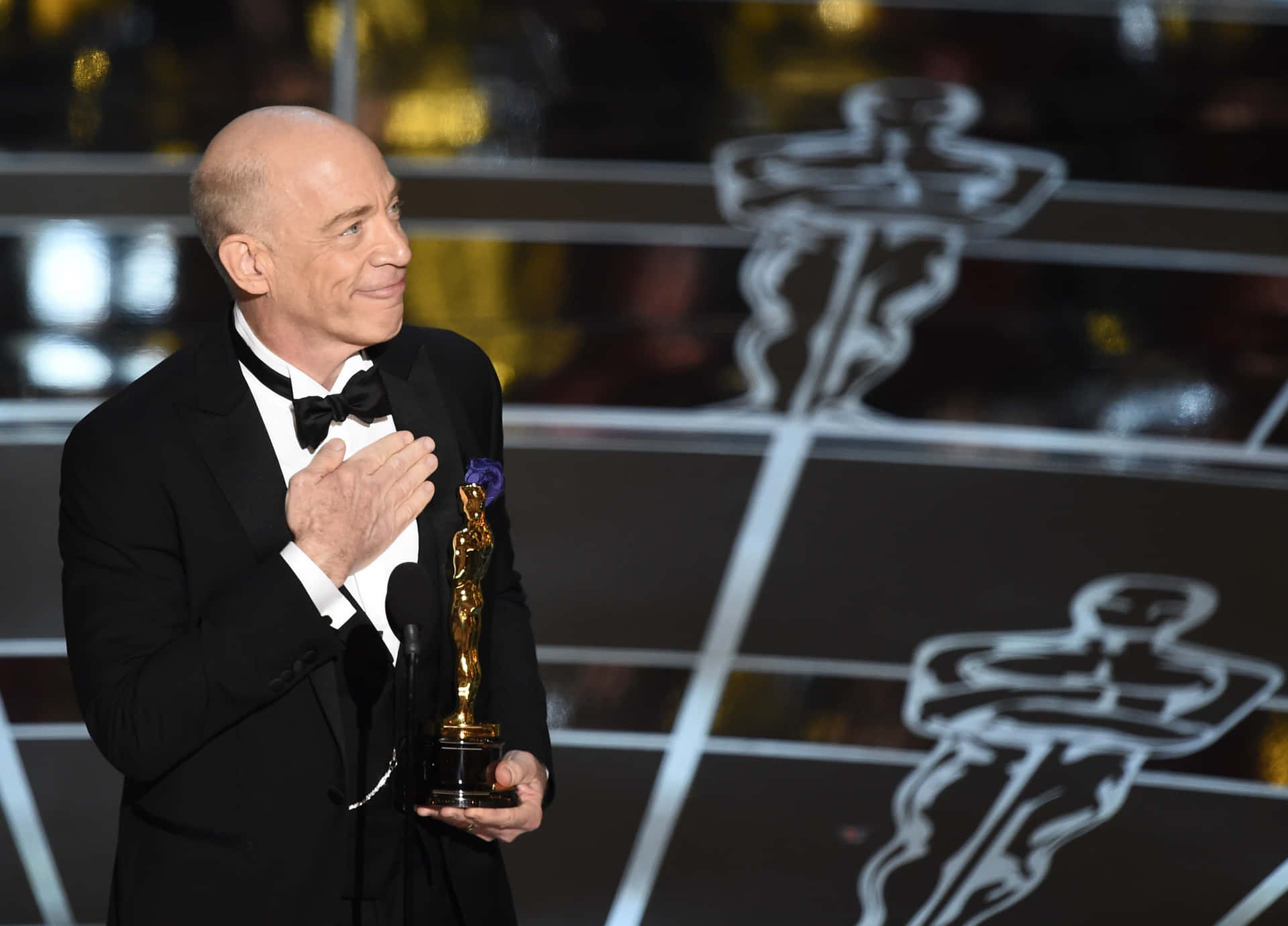 Veteran Actor J.k. Simmons In A Profound Display Of Character And Emotions. Background