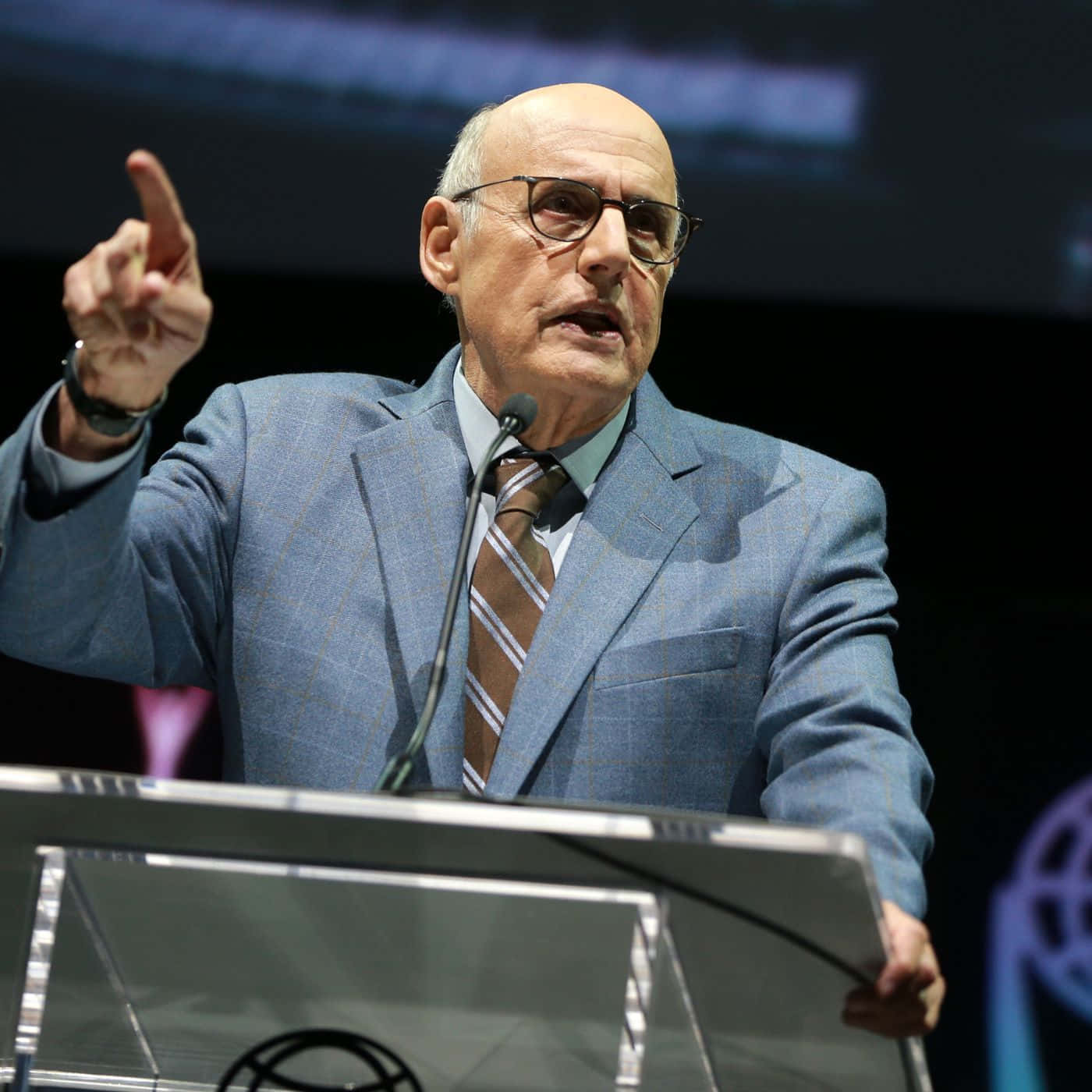 Veteran Actor Jeffrey Tambor In Classic Black Attire