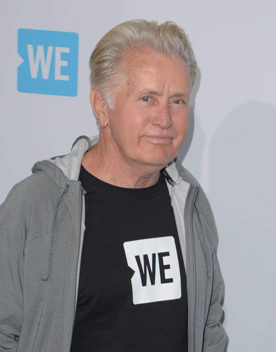 Veteran Celebrity Martin Sheen We Day California Background