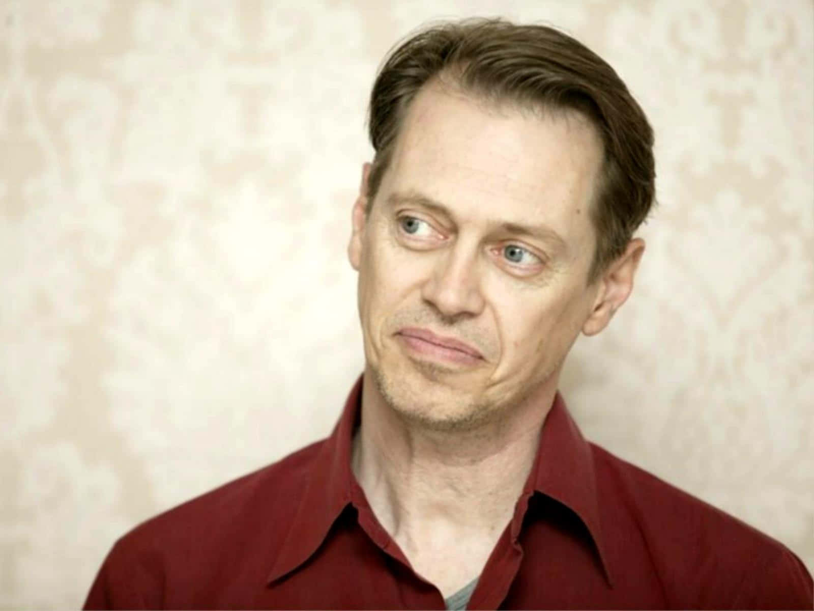 Veteran Hollywood Star Steve Buscemi In A Thoughtful Pose.