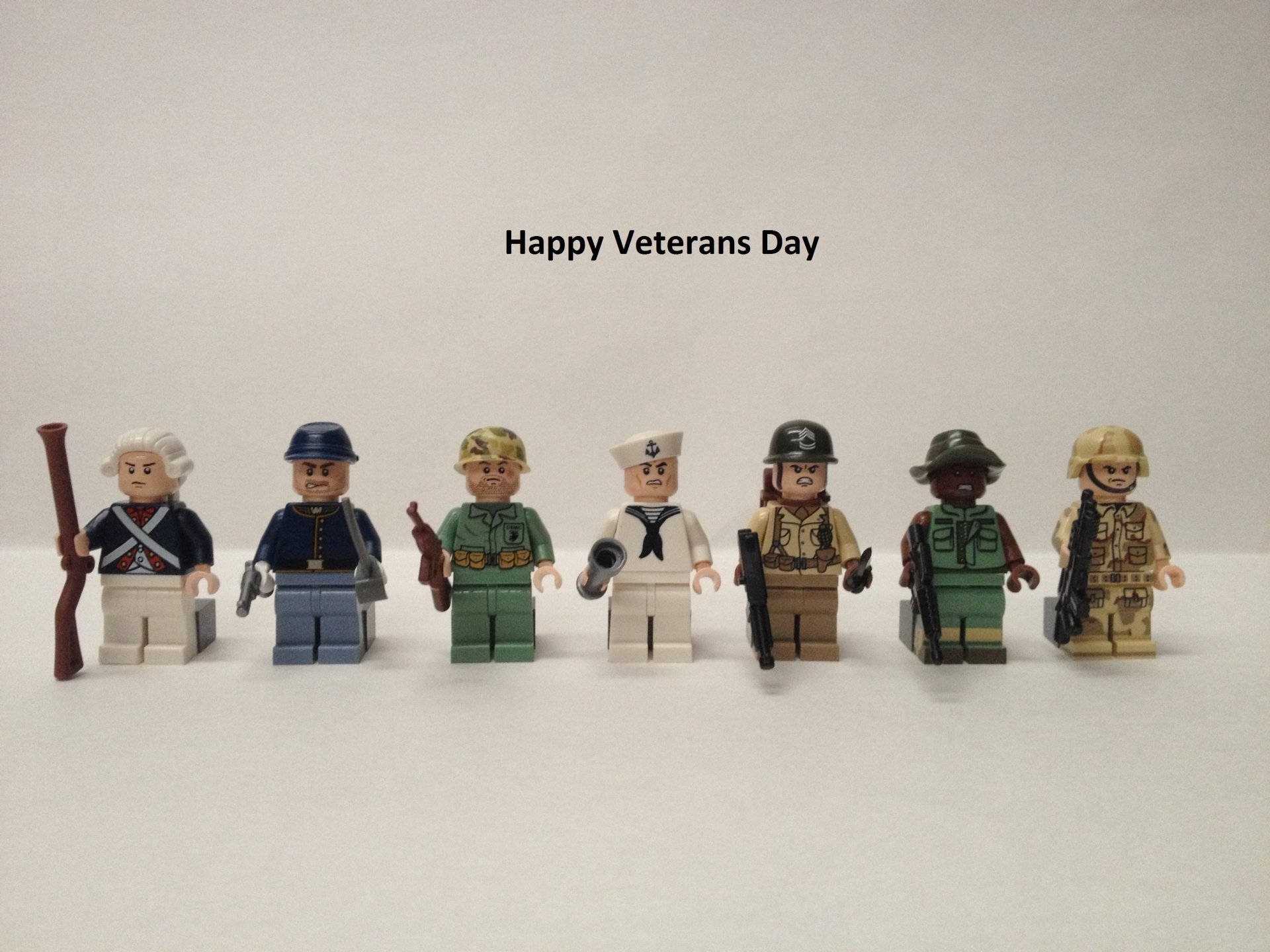 Veterans Day Lego Blocks Background