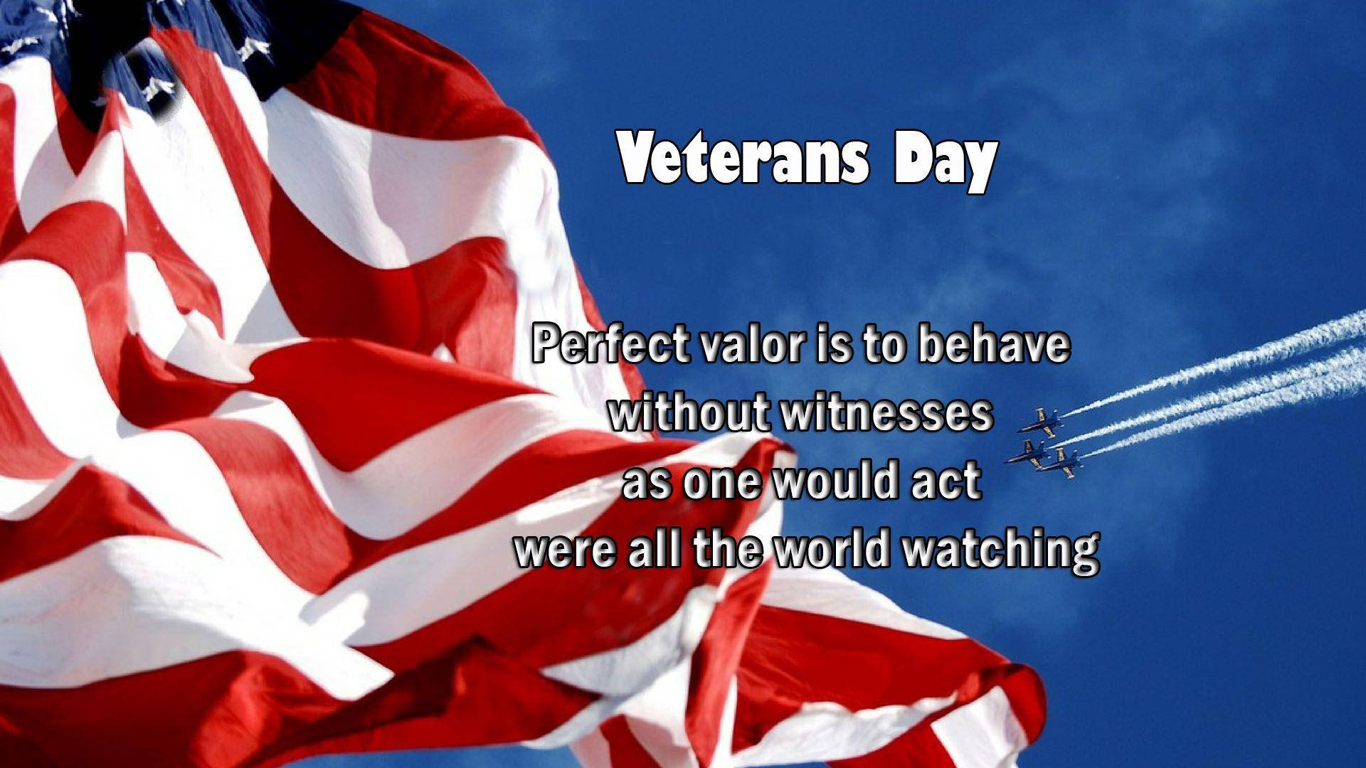 Veterans Day Perfect Valor Background