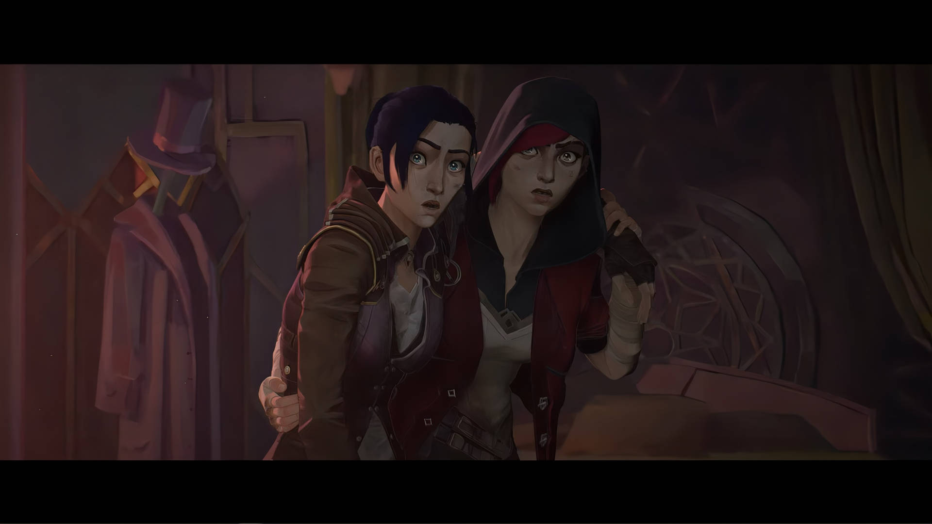 Vi And Caitlyn Arcane Screenshot Background