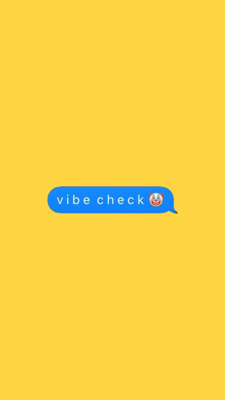 Vibe Check Clown Text Background