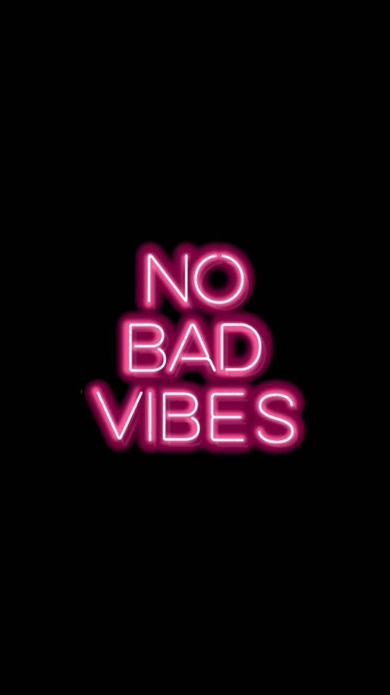 Vibes Pink Neon Aesthetic Background