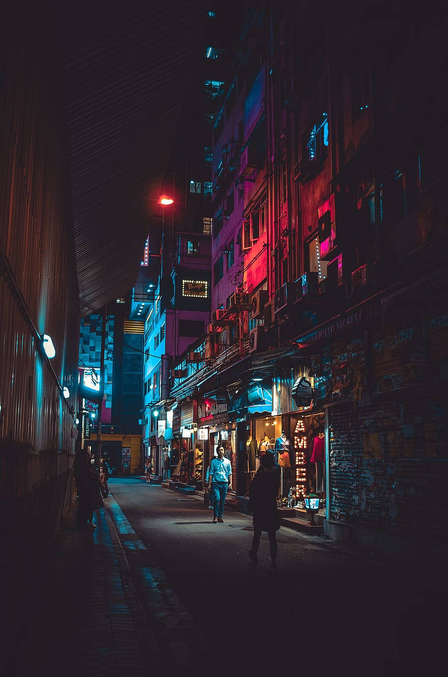 Vibey Japanese Alley Background