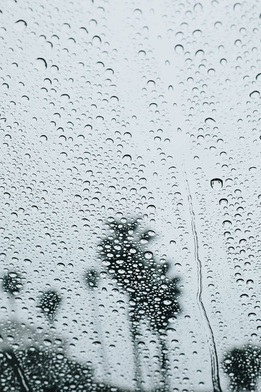 Vibey Window Rain Background