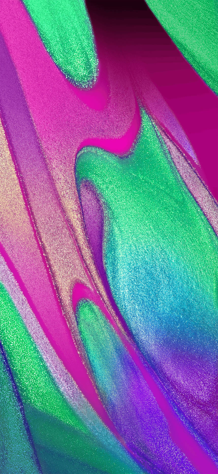 Vibrant Abstract Art On Samsung A51 Display Background