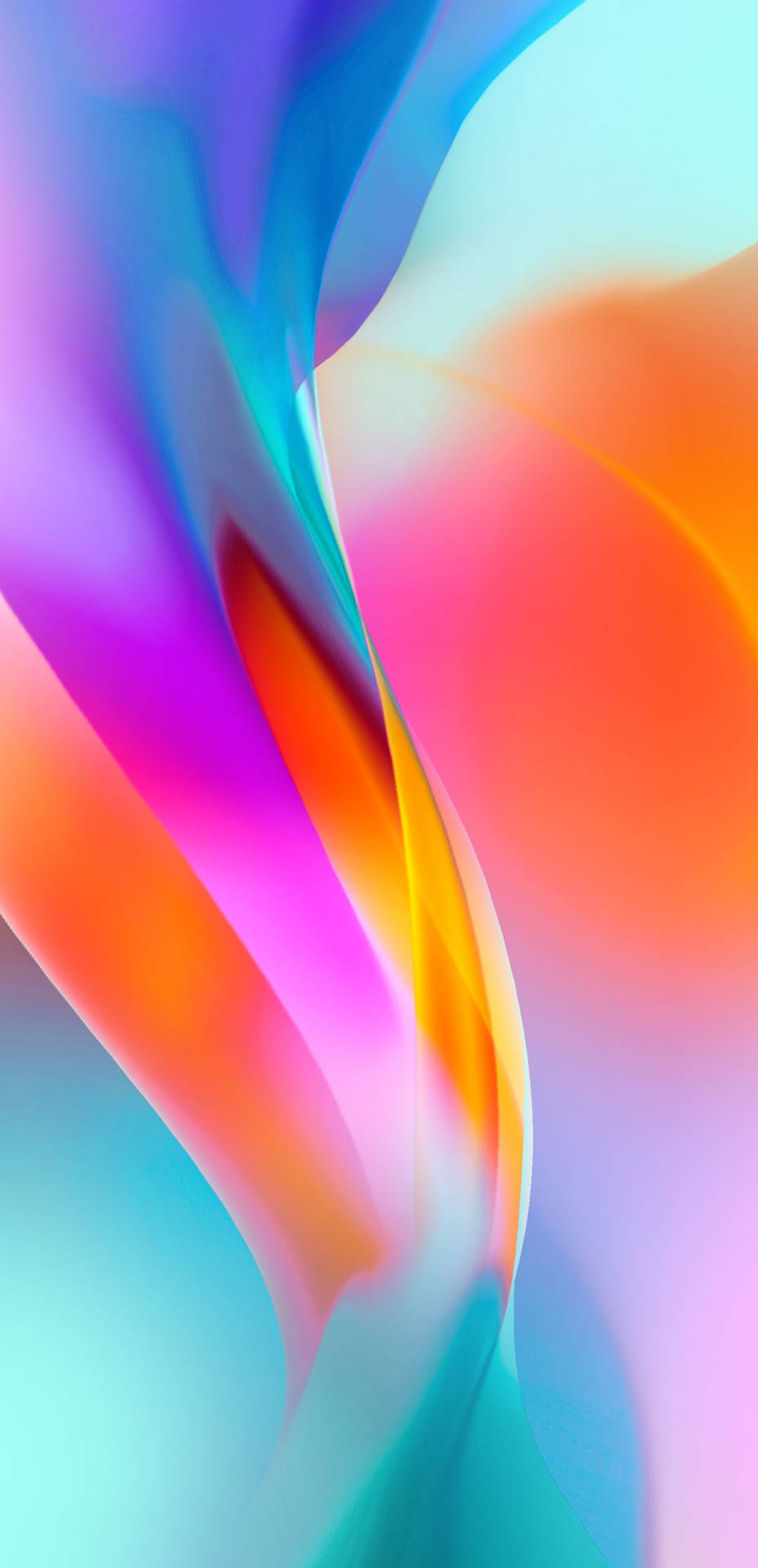 Vibrant Abstract Artwork On Oneplus 9r Screen Background