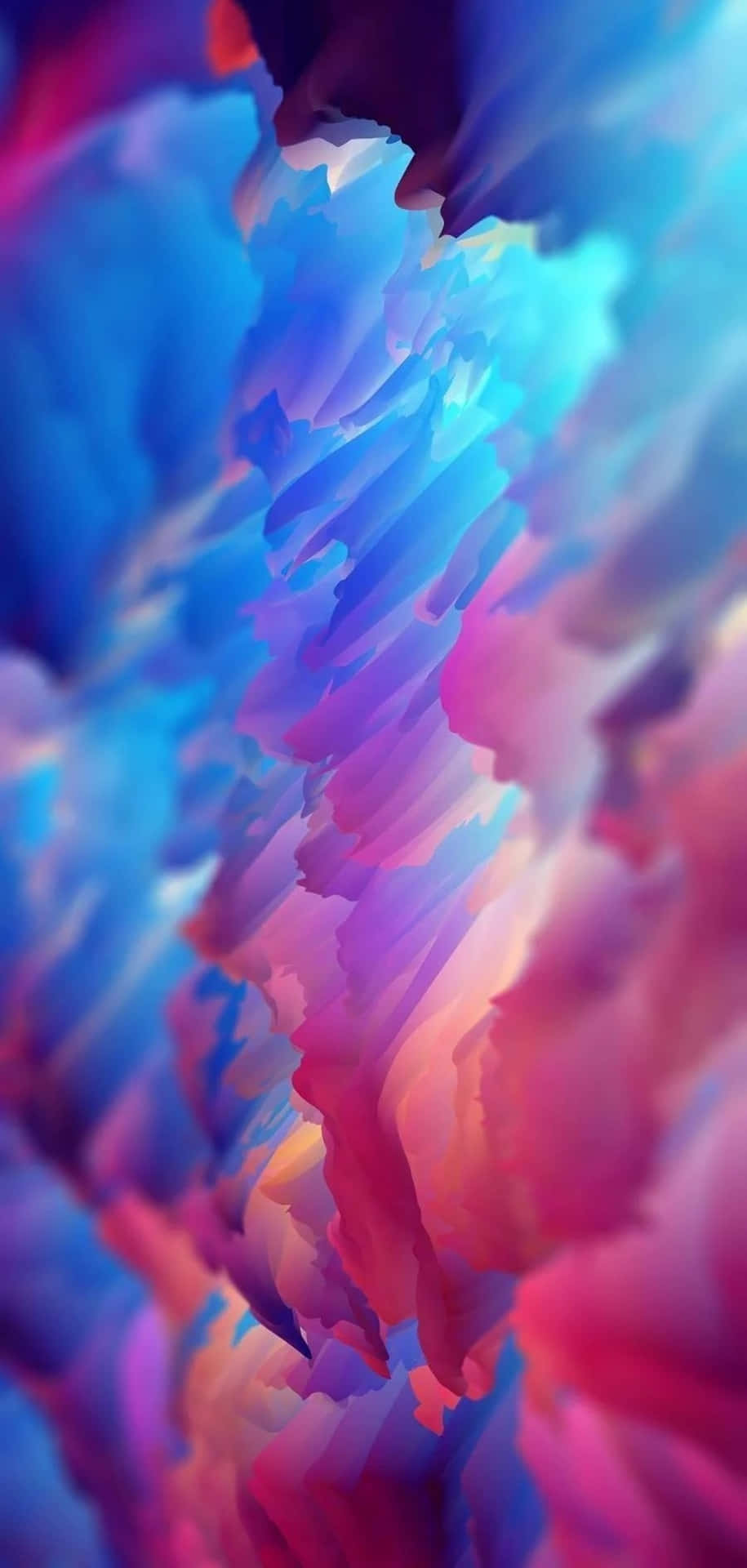 Vibrant Abstract Digital Art On 4k Phone Background