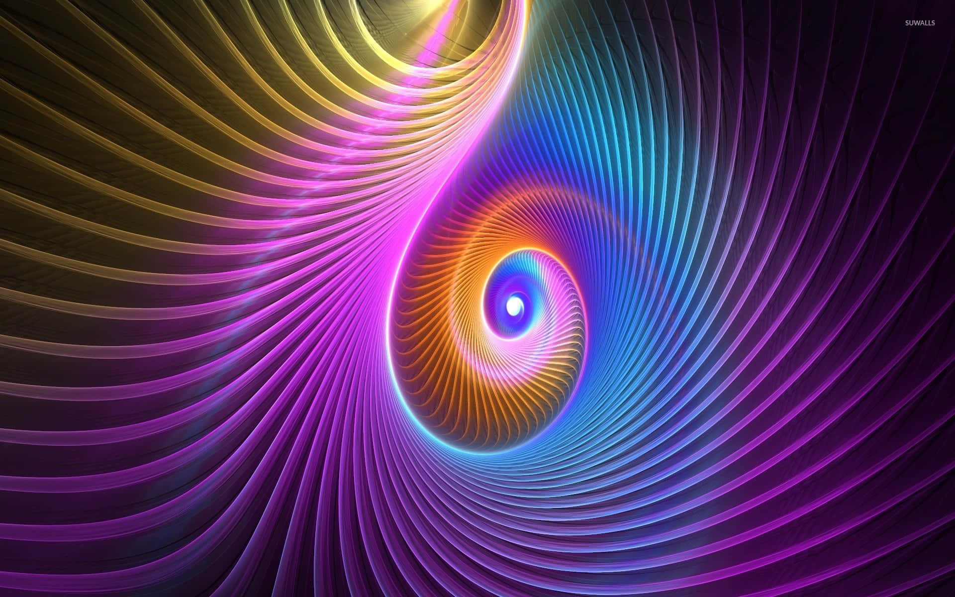 Vibrant Abstract Neon Background