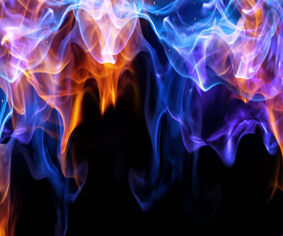 Vibrant Abstract Smoke Art Background