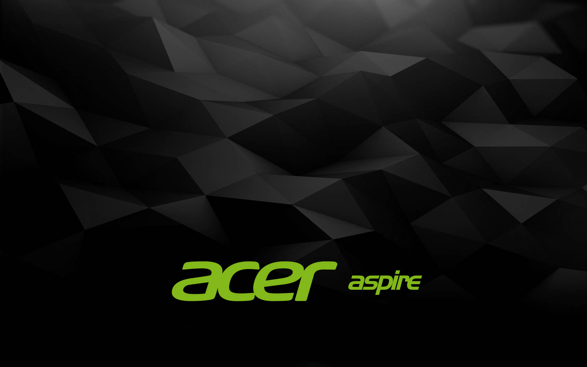 Vibrant Acer Aspire Logo In Lime Green Background Background