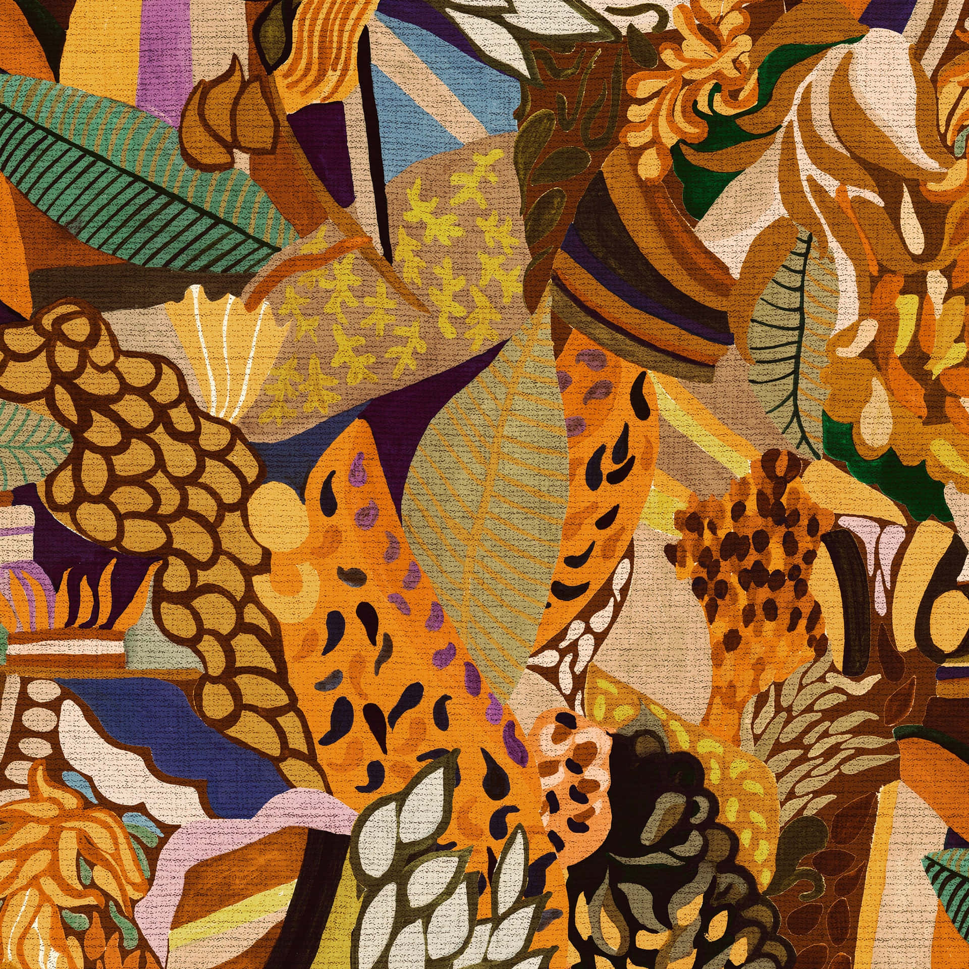 Vibrant African Print Fabric Texture