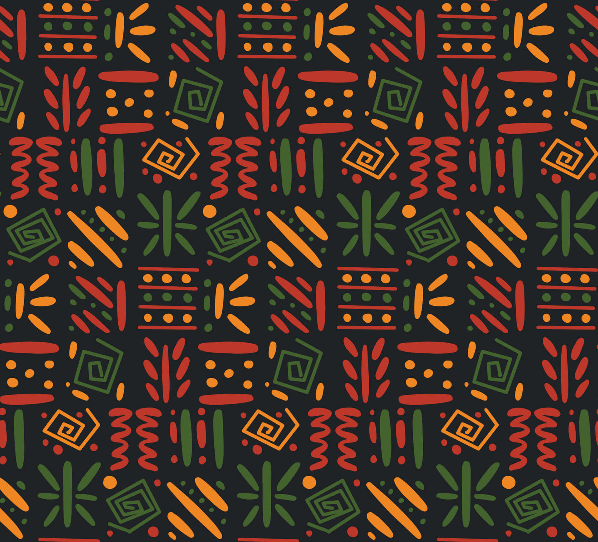 Vibrant African Print Pattern Background