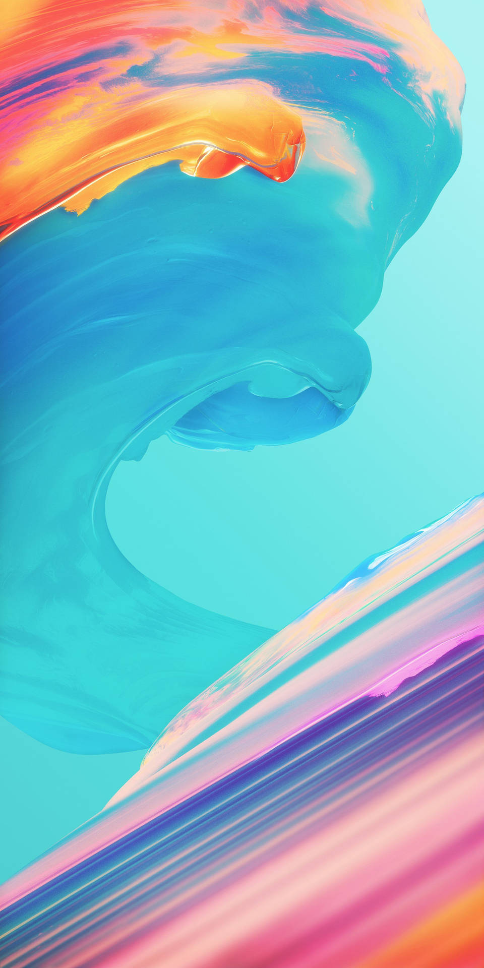 Vibrant And Colorful Abstract Oneplus 9r Background