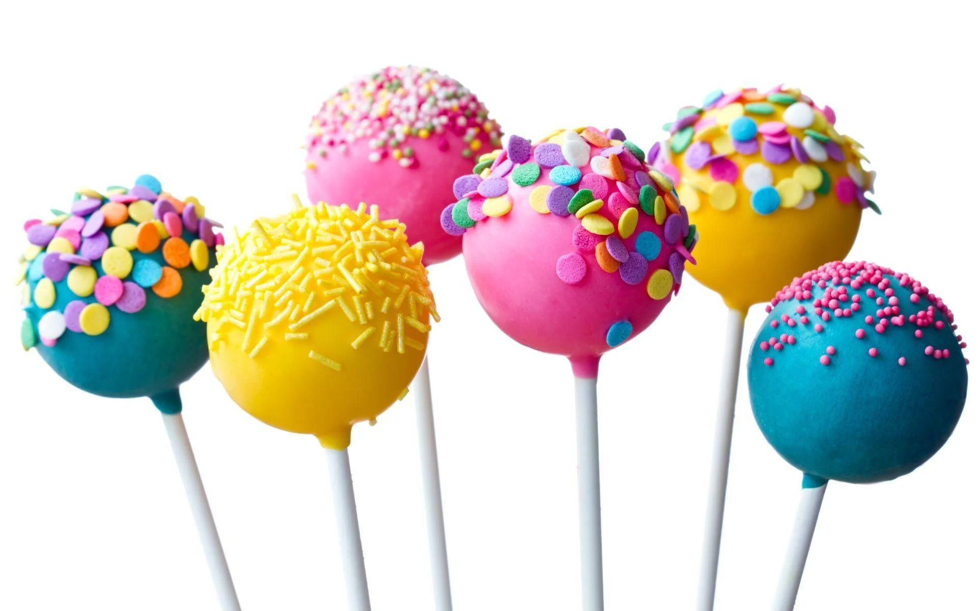 Vibrant And Delicious Marshmallow Pops Background