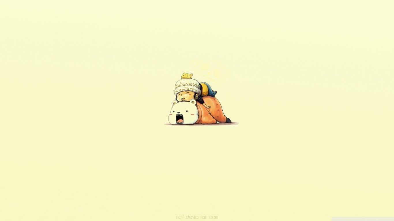 Vibrant And Humorous Anime Character Pfp Background