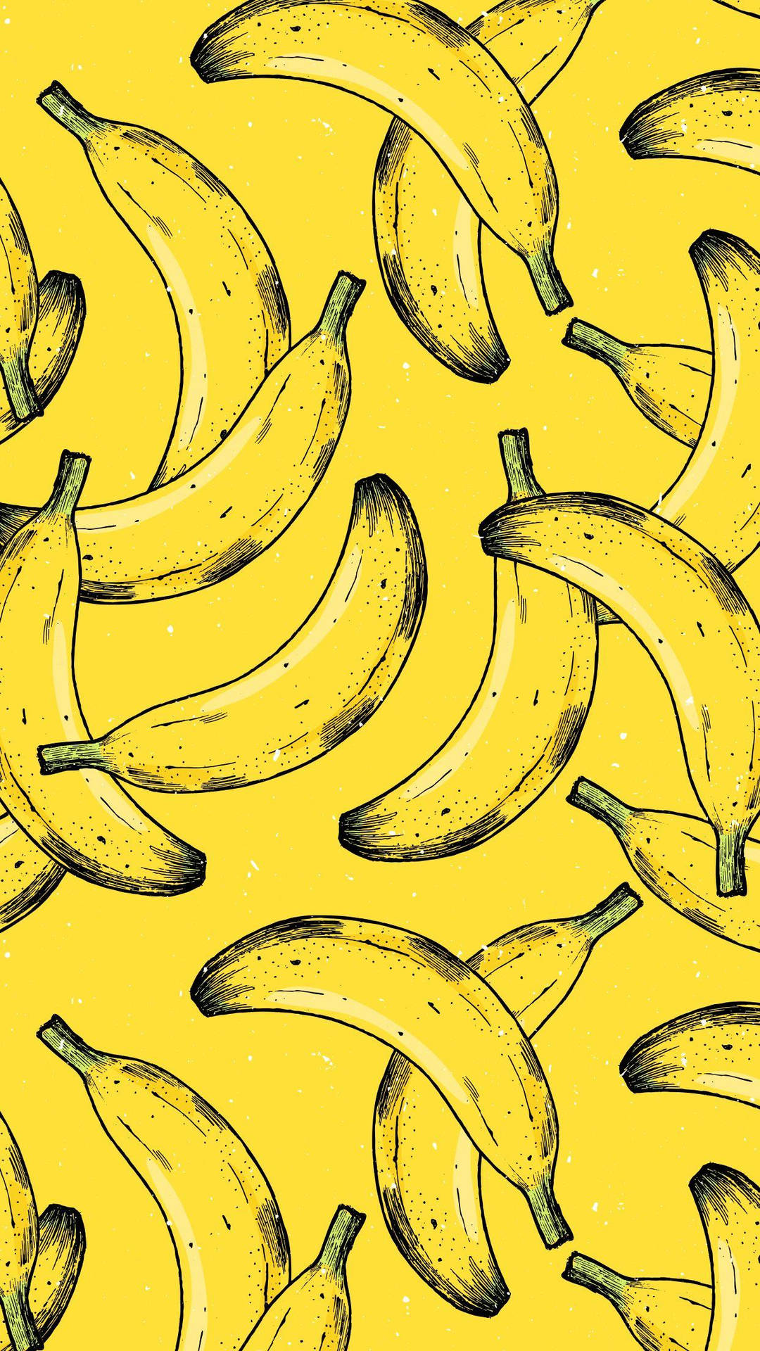 Vibrant Animated Plantain Illustration Background