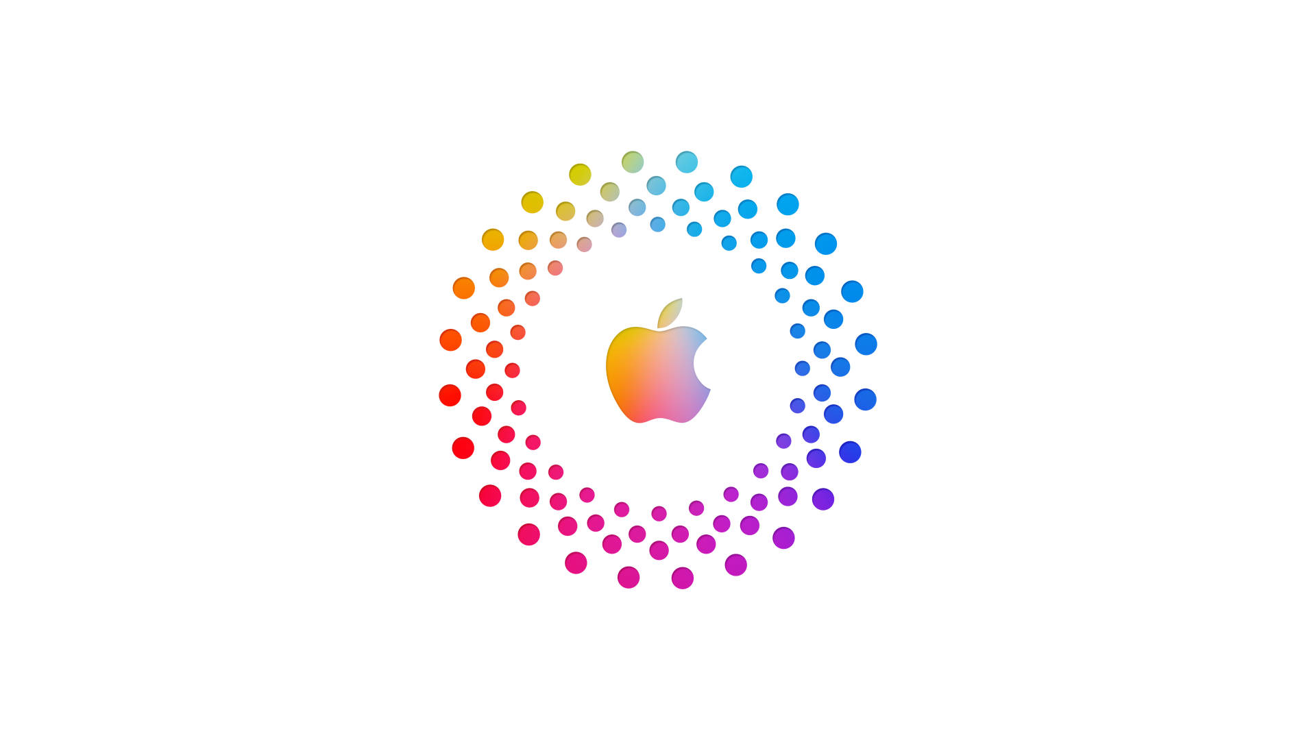 Vibrant Apple Logo