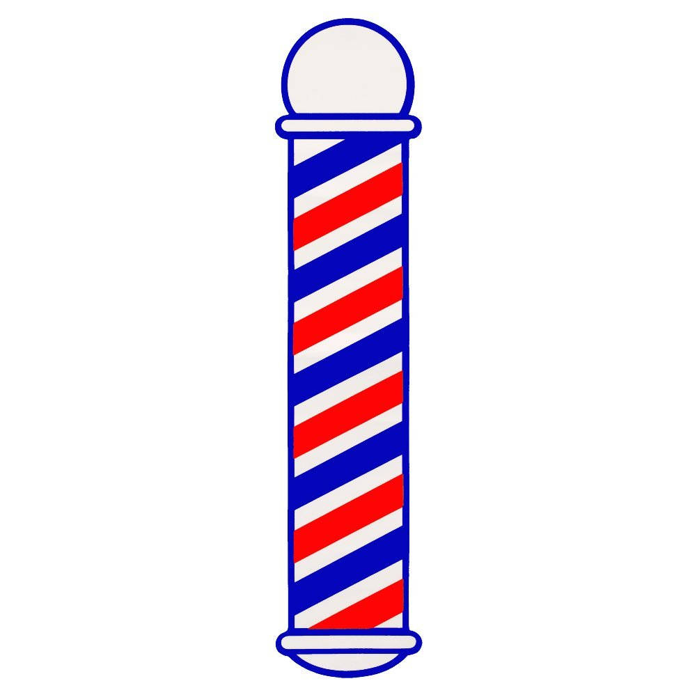 Vibrant Barber Pole Art