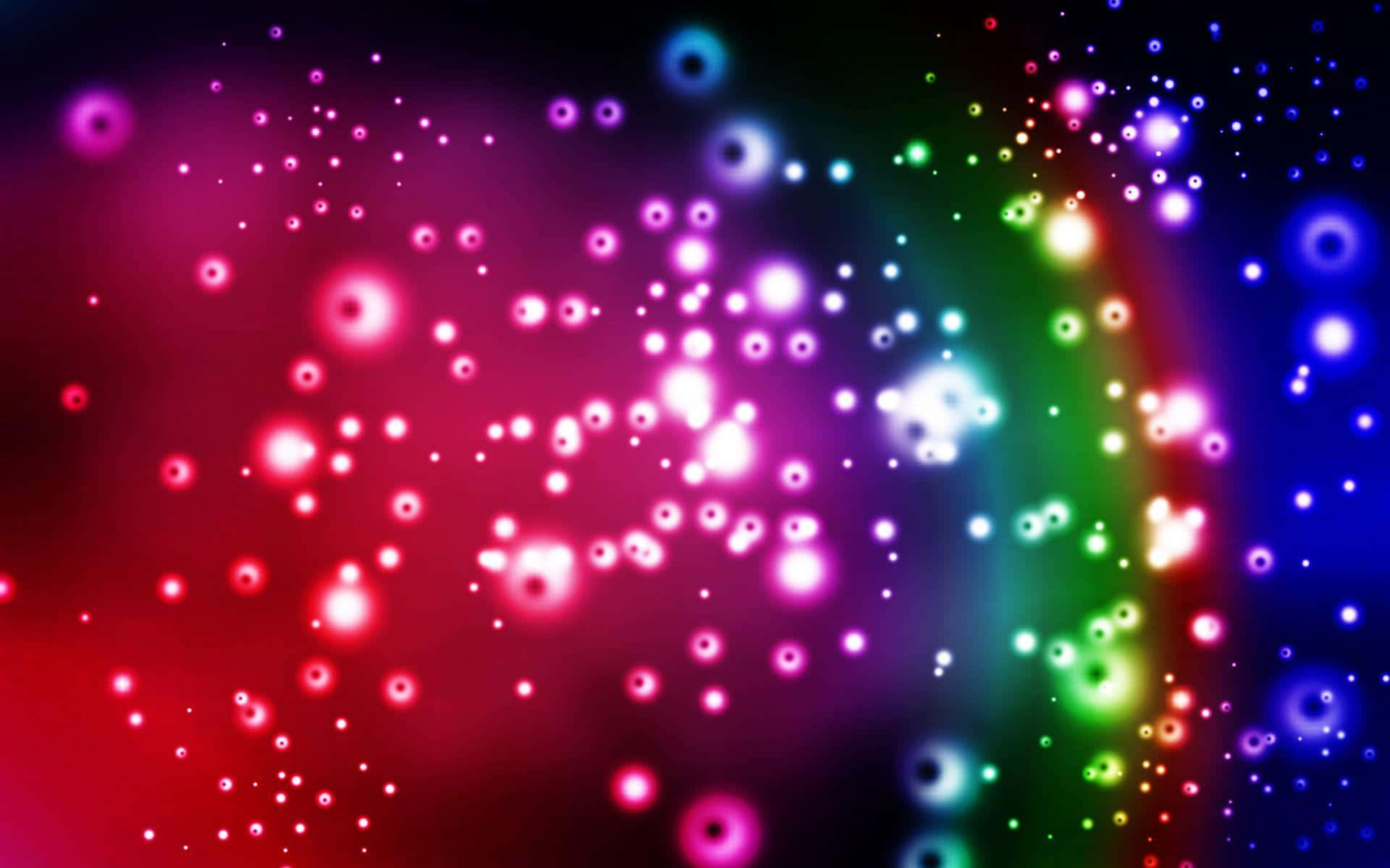 Vibrant Bokeh Lights Background Background