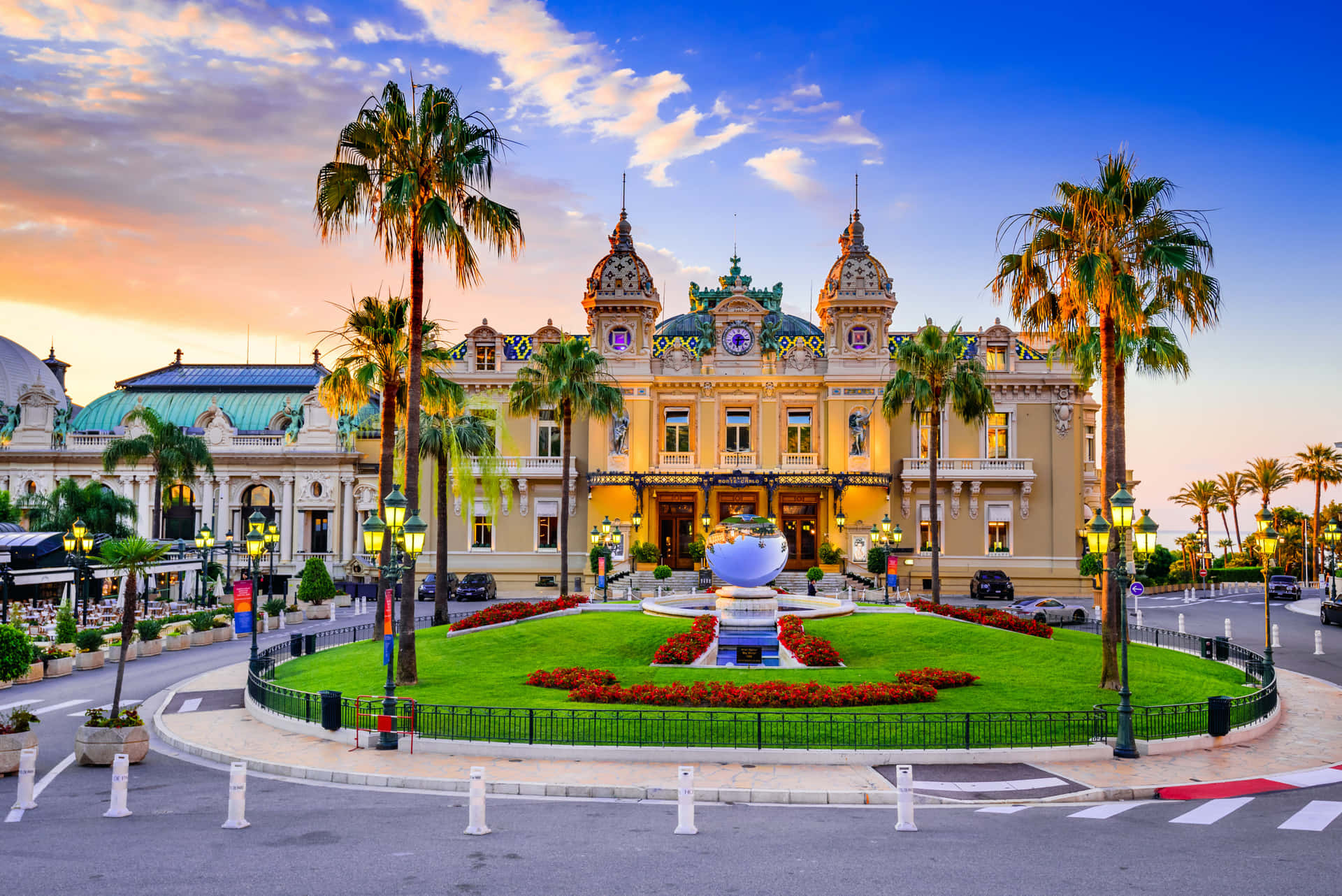 Vibrant Casino De Monte Carlo Background