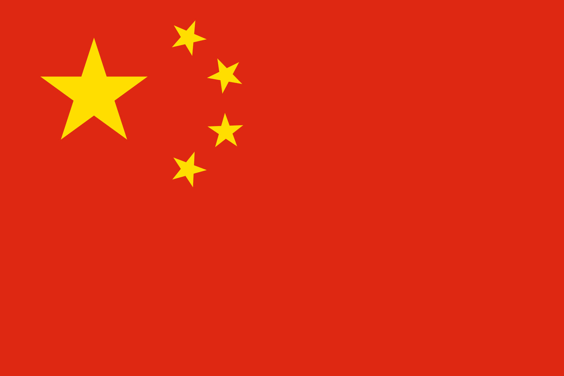 Vibrant Chinese Flag In High Resolution Background