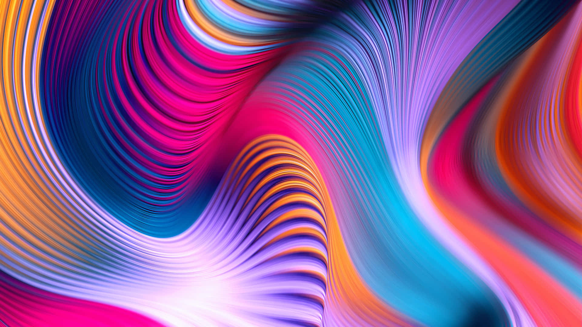 Vibrant Colorful Abstract Art