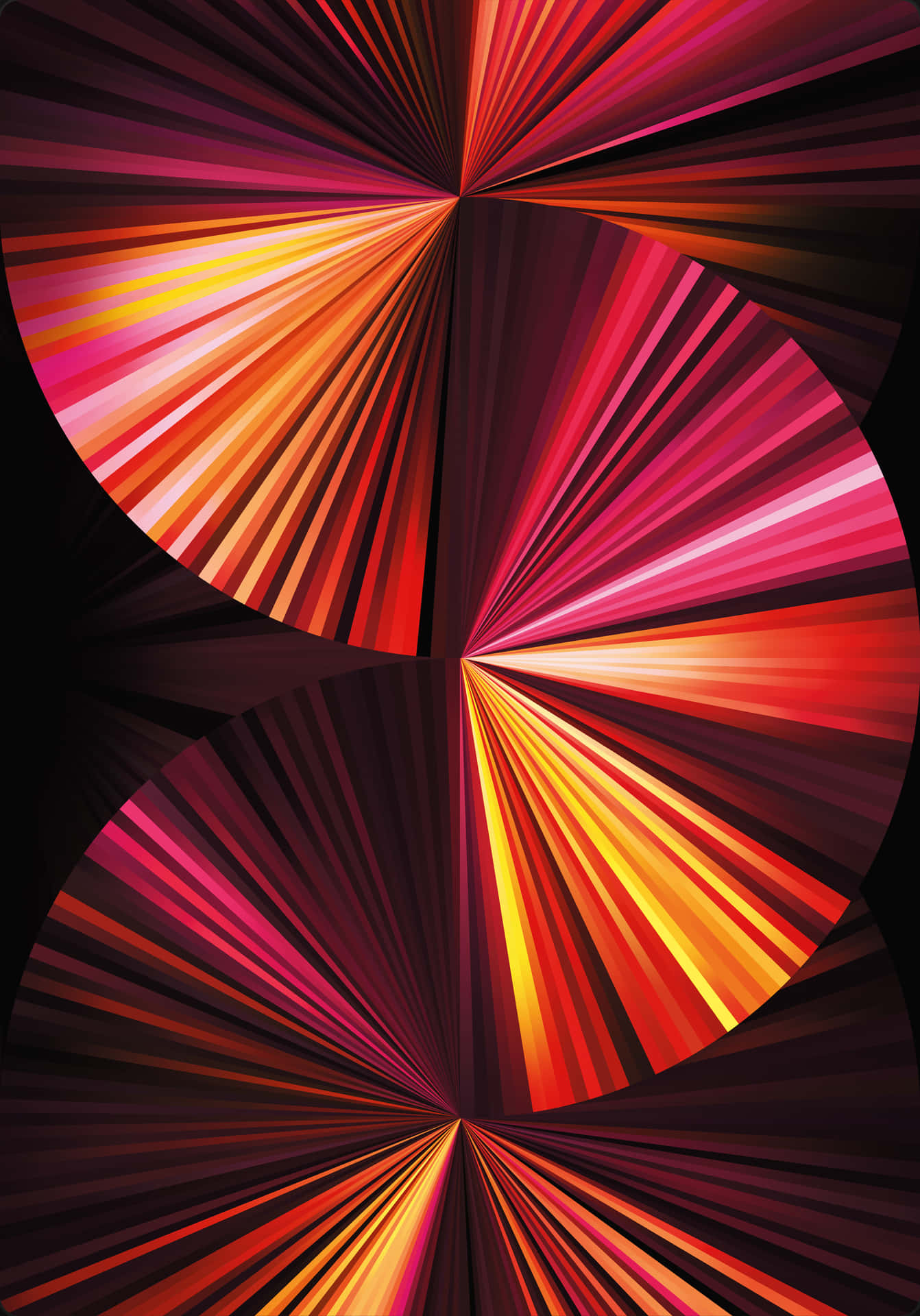 Vibrant Colors Of Red And Orange Background