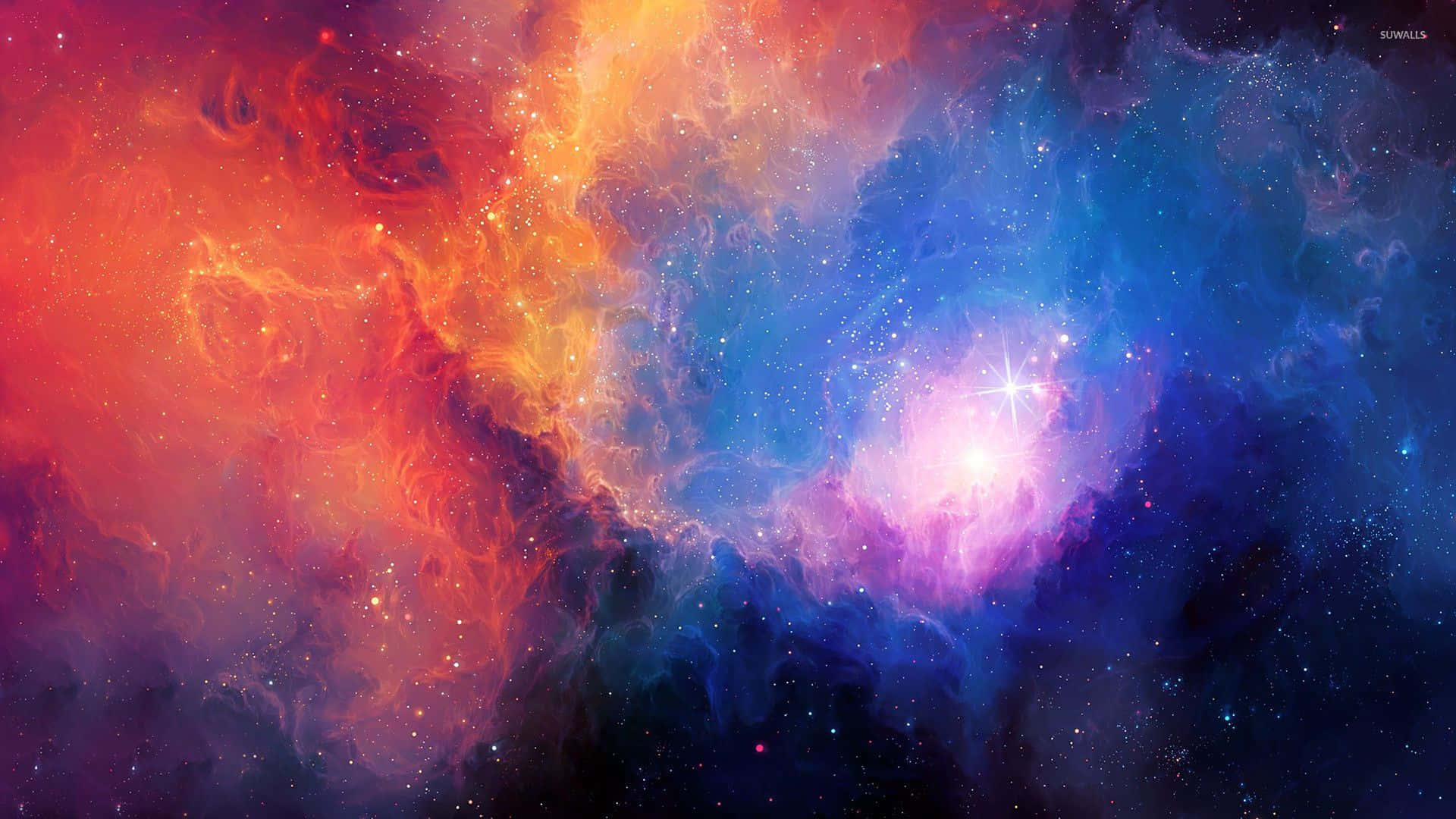 Vibrant Colors Of The Cosmos Background