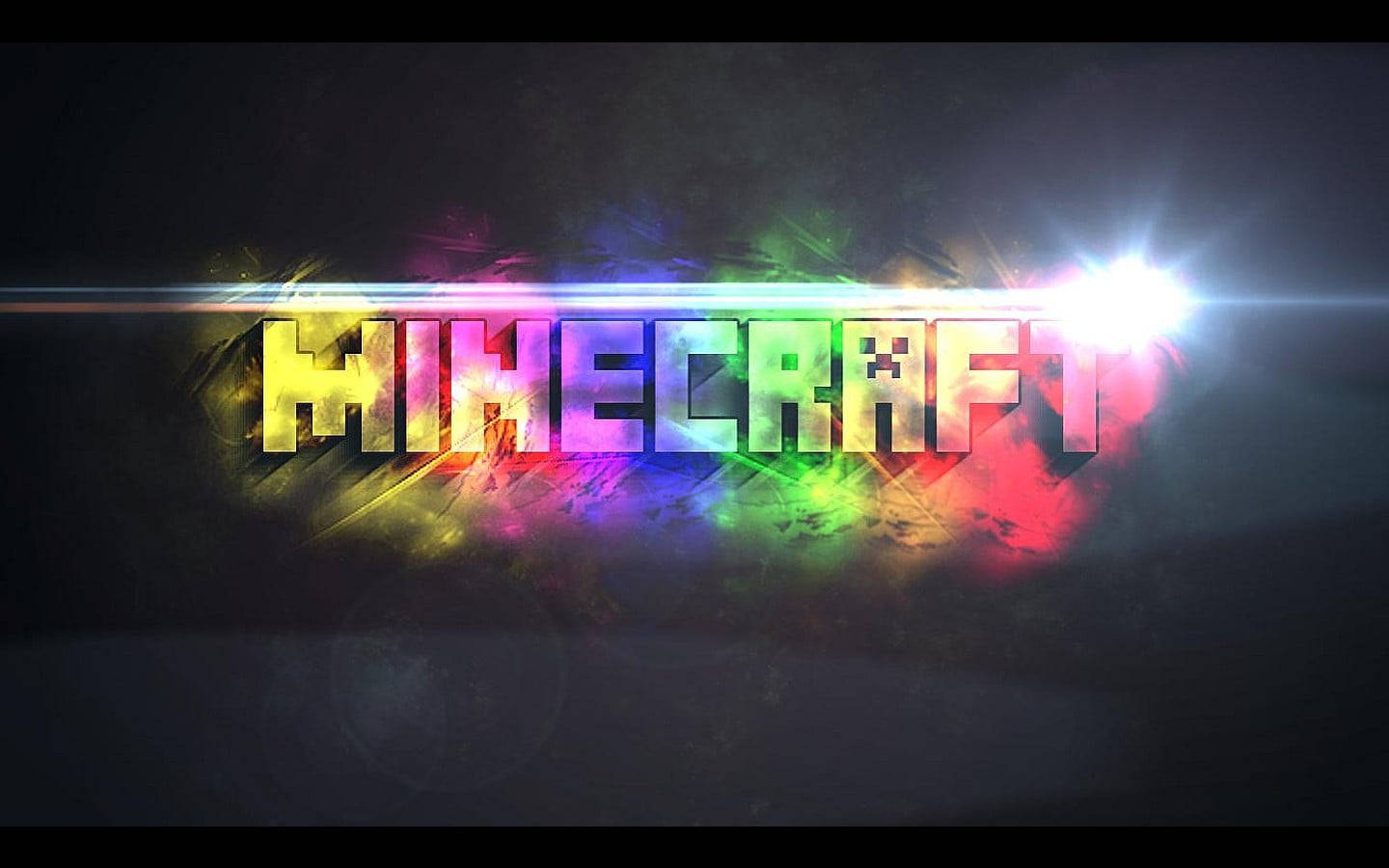 Vibrant Cool Minecraft Title Poster Background