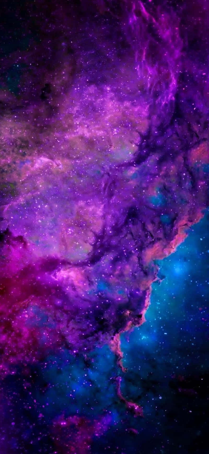 Vibrant Cosmic Clouds Background
