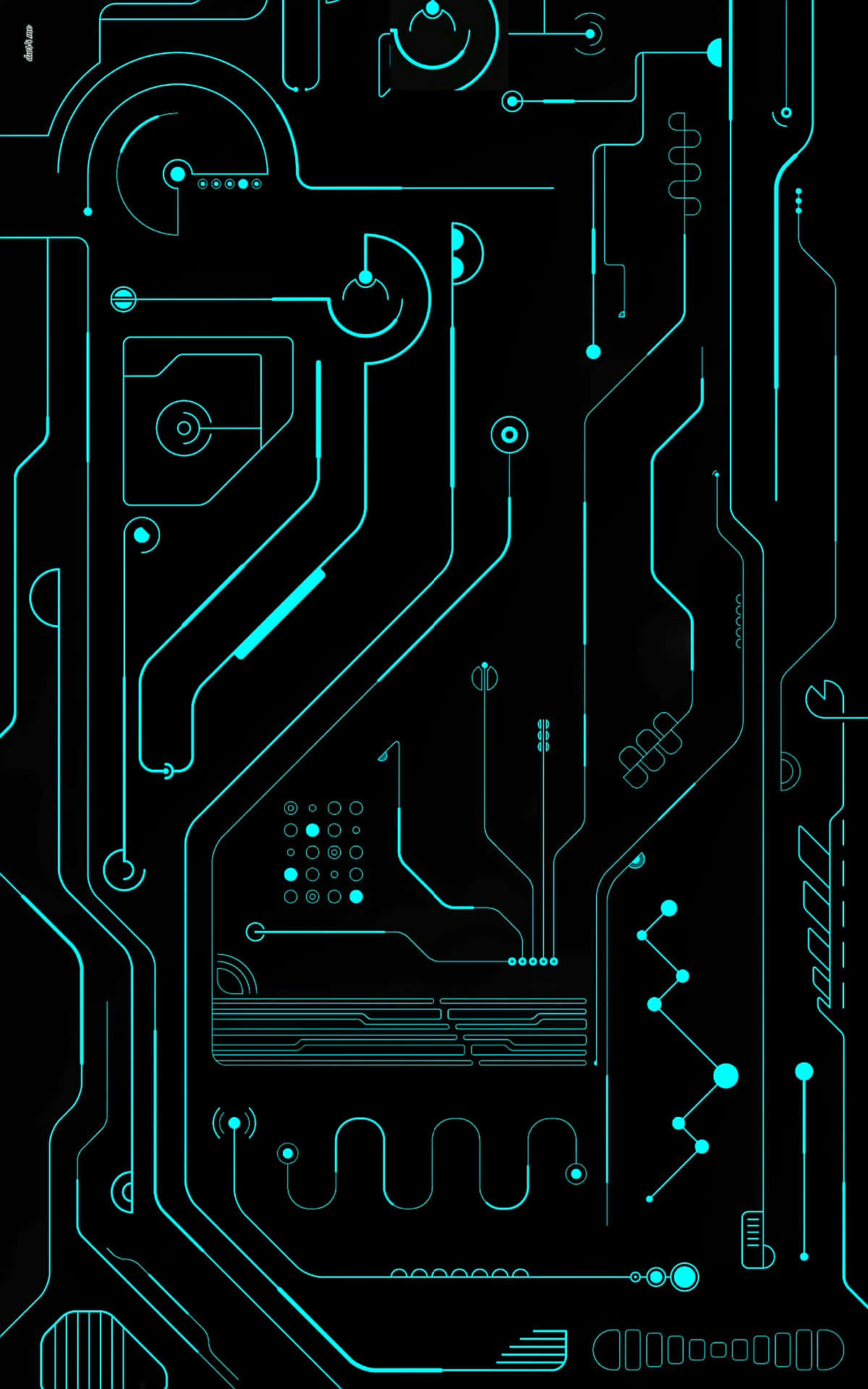 Vibrant Cyber Super Amoled Background