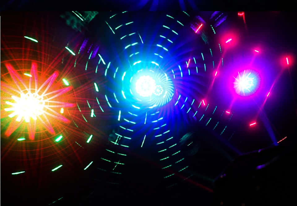 Vibrant D J Lighting Effects Background