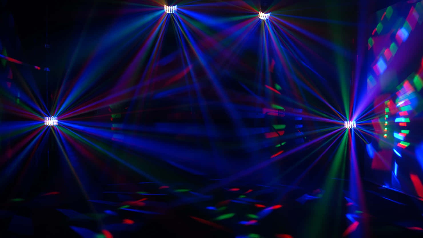 Vibrant D J Lighting Effects Background