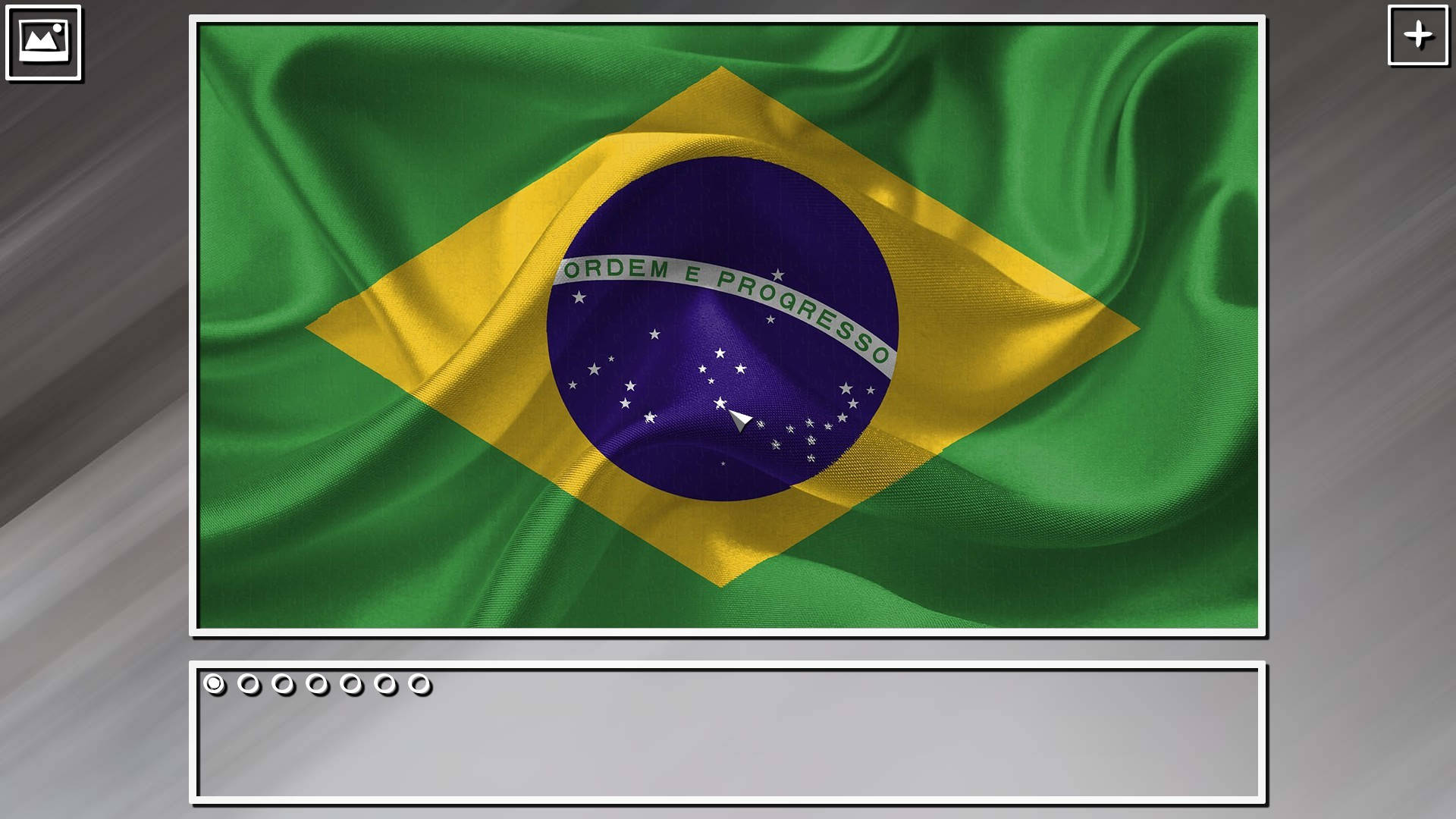 Vibrant Digital Representation Of The Brazil Flag Background