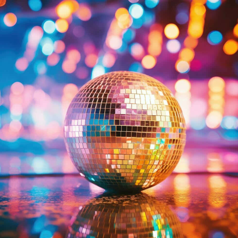 Vibrant Disco Ball Party Scene