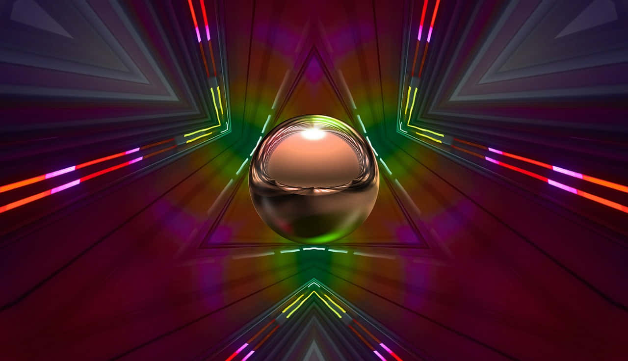 Vibrant Dj Lighting Illuminating A Nightclub Party Background