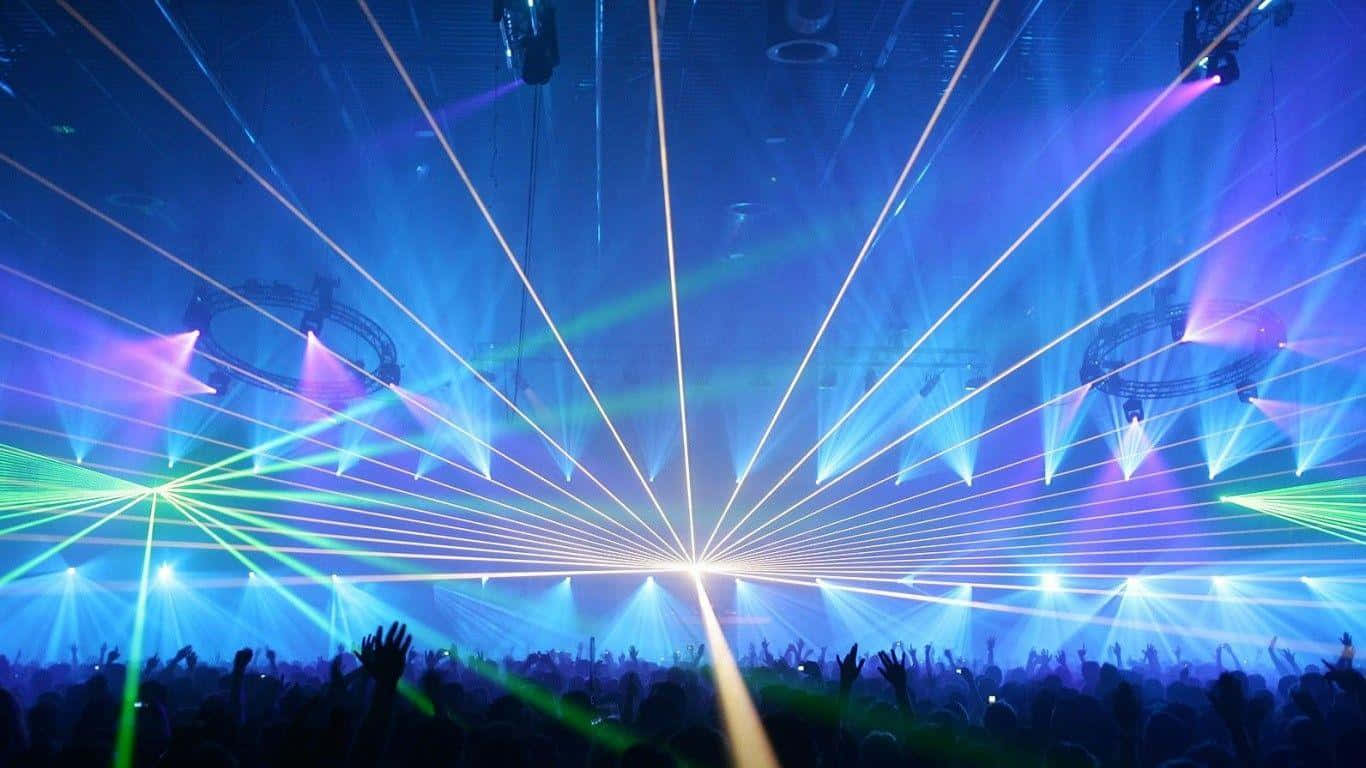 Vibrant Dj Lighting Setup Background